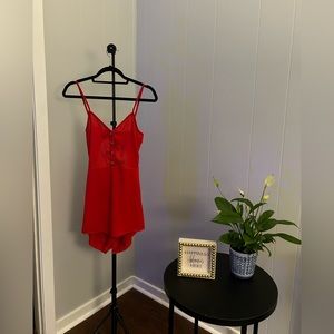 Red playsuit/jumper/romper